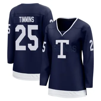 Women's Conor Timmins Toronto Maple Leafs 2022 Heritage Classic Jersey - Navy Breakaway