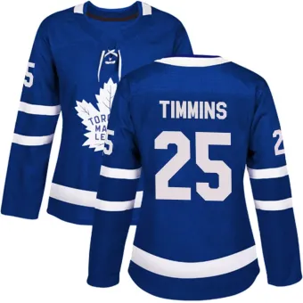 Women's Conor Timmins Toronto Maple Leafs Home Jersey - Blue Authentic